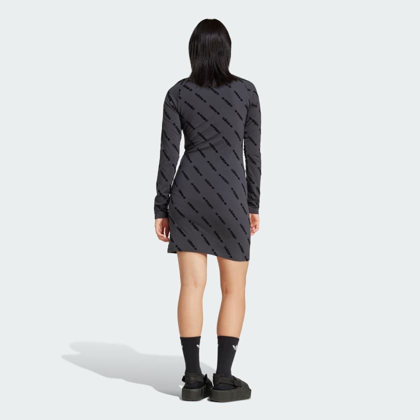 Adidas Monogram Bodycon Dress - Image 4