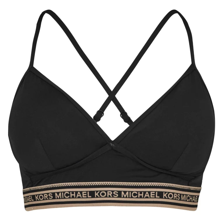 Michael Kors Logo Sporty Swimming Bralette