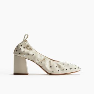 H&M Studded Ballet-Style Pumps