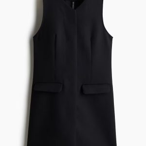 H&M Pocket-Detail Sleeveless Dress