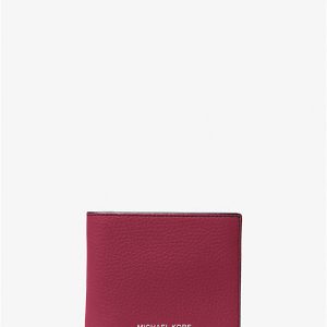 Michael Kors Hudson Pebbled Leather Billfold Wallet