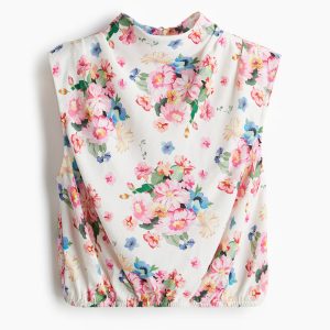 H&M  Sleeveless Crêpe Blouse