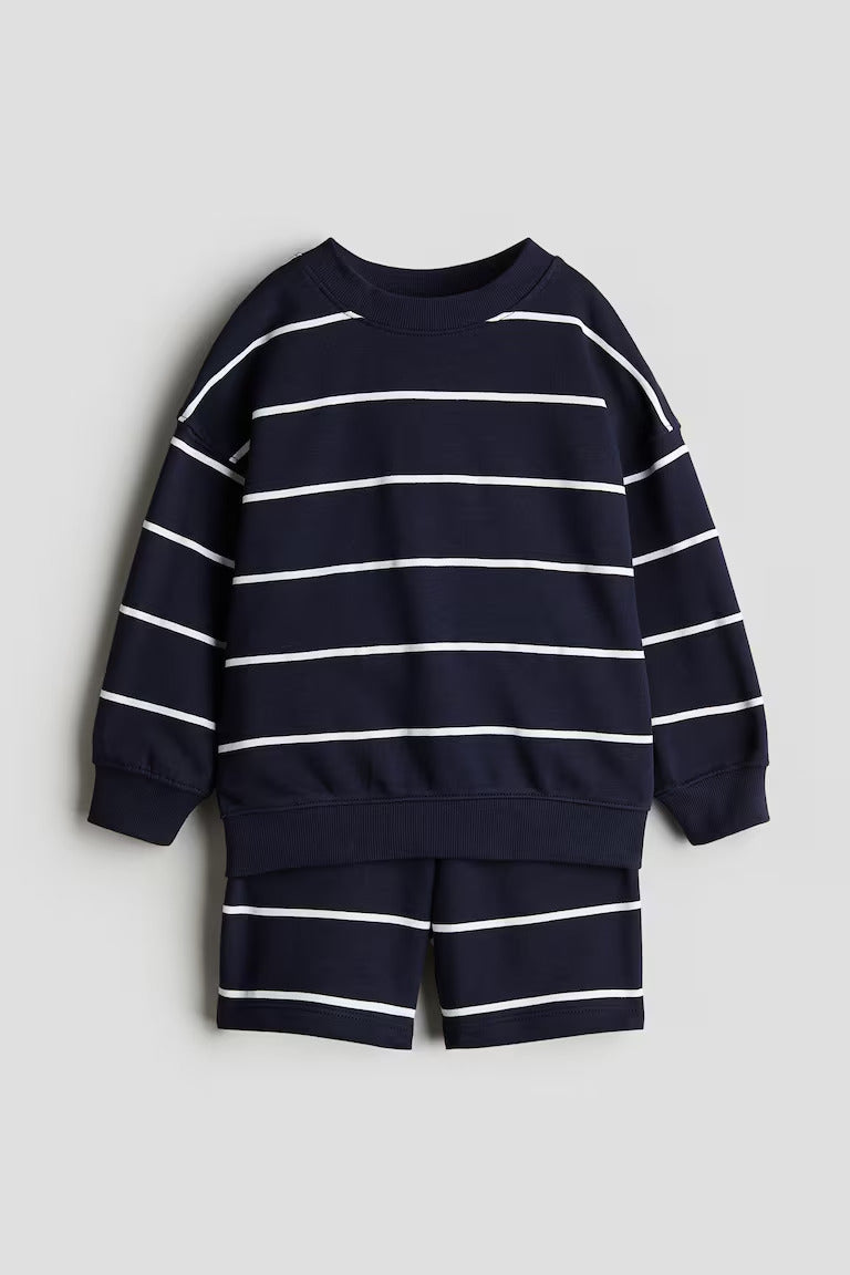 Navy Blue Stripped