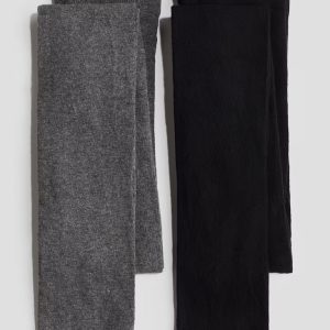 H&M 2-PACK TIGHTS