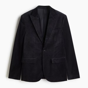 H&M Slim Fit Velvet Blazer