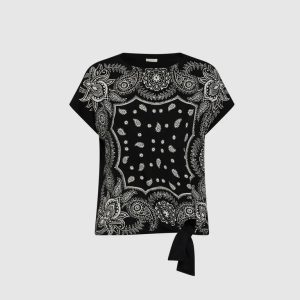 LAURA Paisley Print T-Shirt