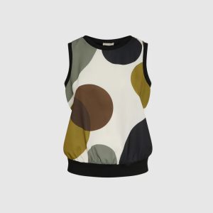 LAURA Dot Print Top