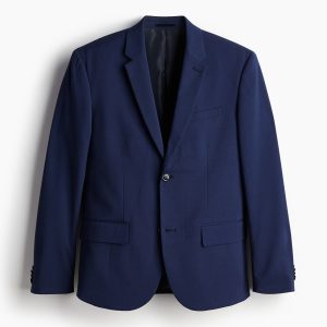 H&M Skinny Fit Single-Breasted Jacket