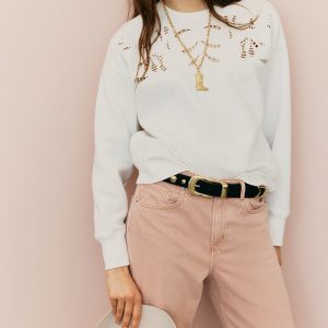 H&M Oversized Sweatshirt with Motif