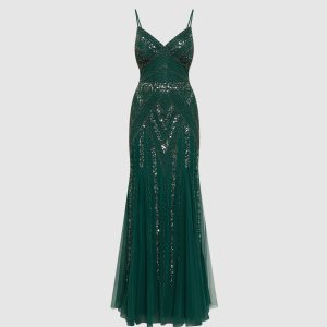LAURA Embellished Evening Gown
