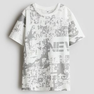 H&M Printed cotton T-shirt
