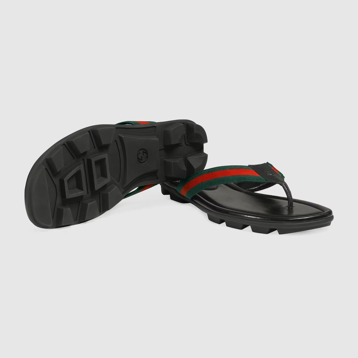 GUCCI Men's thong sandal with Web - Image 5