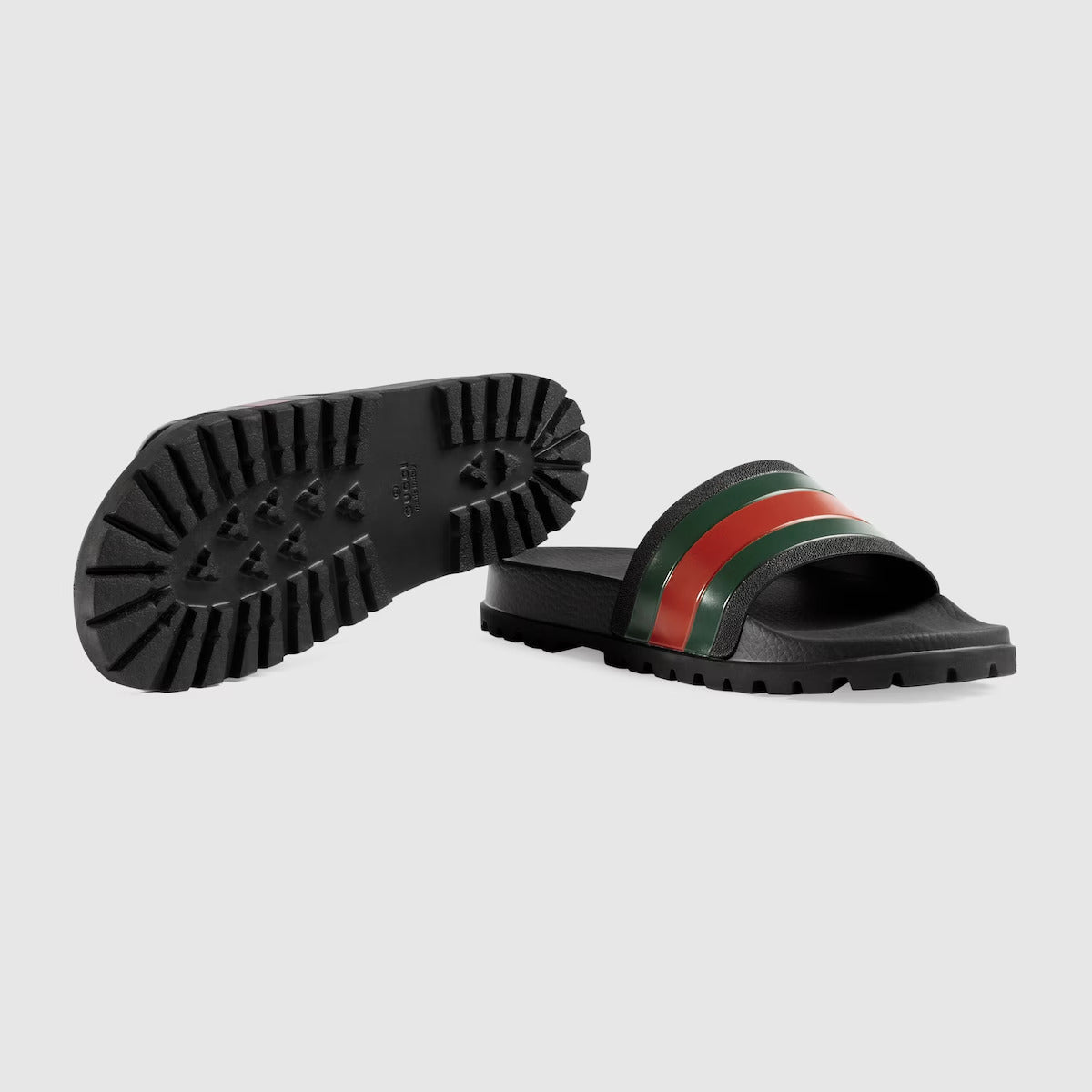 GUCCI Men's slide sandal with Web - Image 4