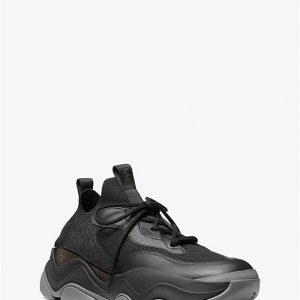 Michael Kors Atlas Mixed-Media Trainer