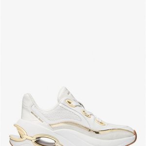 Michael Kors Toni Mixed-Media Trainer