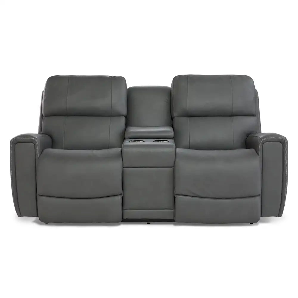 LAZBOY Apollo Reclining Loveseat w/ Console