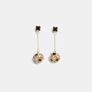 Laura Resin Clover Earrings