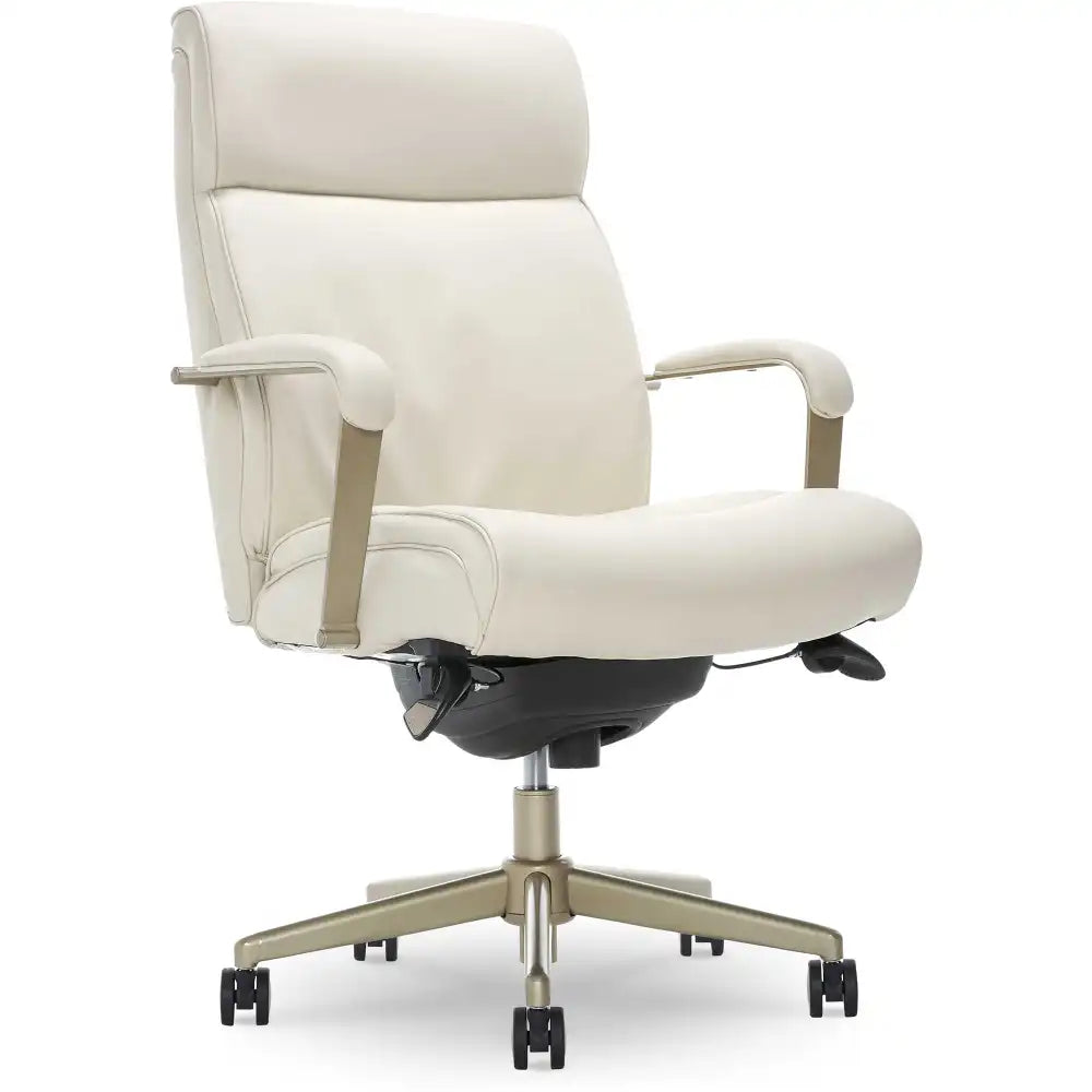 Lazboy Melrose Executive Office Chair, Cream - Image 5