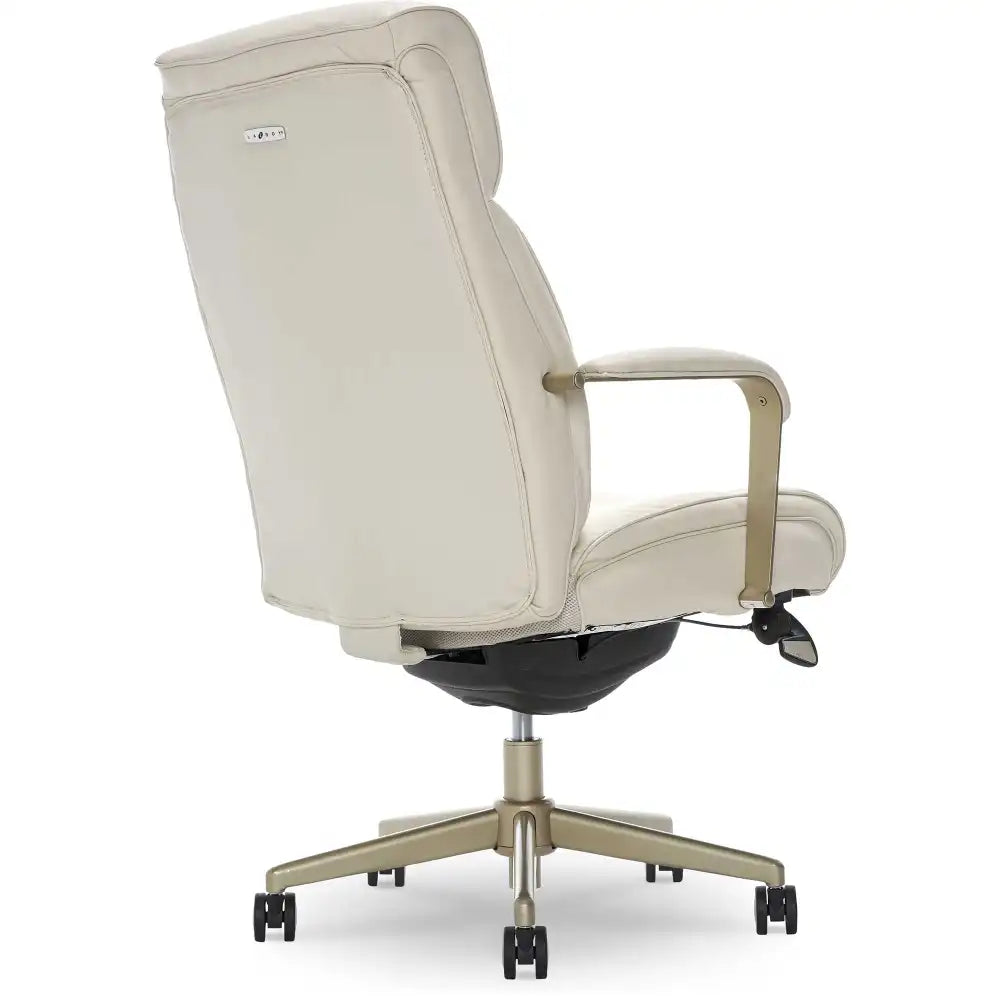 Lazboy Melrose Executive Office Chair, Cream - Image 7