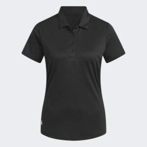 Adidas Women's Solid Performance Short Sleeve Polo Shirt