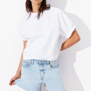 H&M SKINNY HIGH DENIM SHORTS