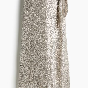H&M Sequined Wrap Skirt