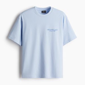 H&M Loose Fit Printed T-shirt