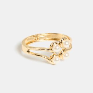 Laura Pearl Cluster Bangle