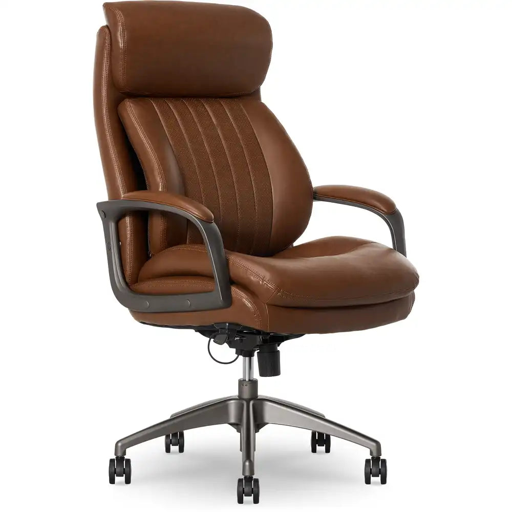 LazBoy Nova Executive Office Chair, Cognac