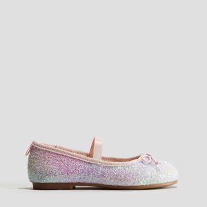 H&M Appliquéd Ballet Flats