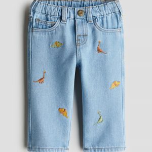 H&M Embroidery-Detail Jeans