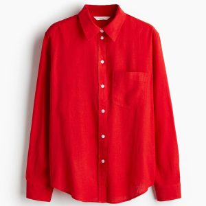 H&M Linen-blend Shirt