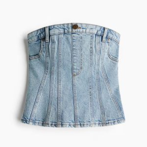 H&M Denim Bustier