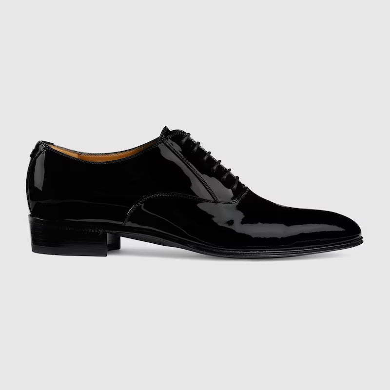 GUCCI Men's lace-up shoe with Double G