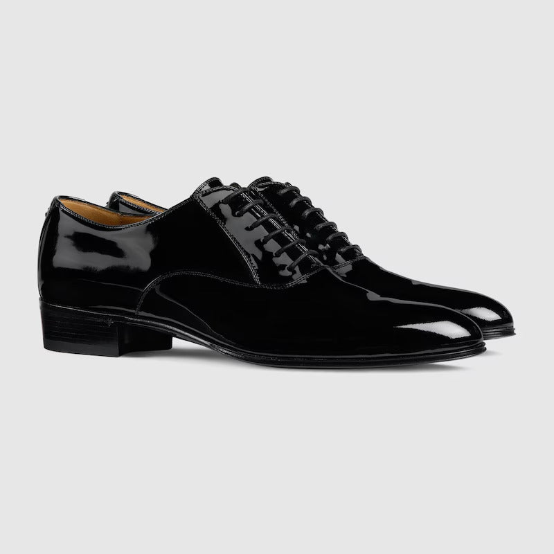 GUCCI Men's lace-up shoe with Double G - Image 2