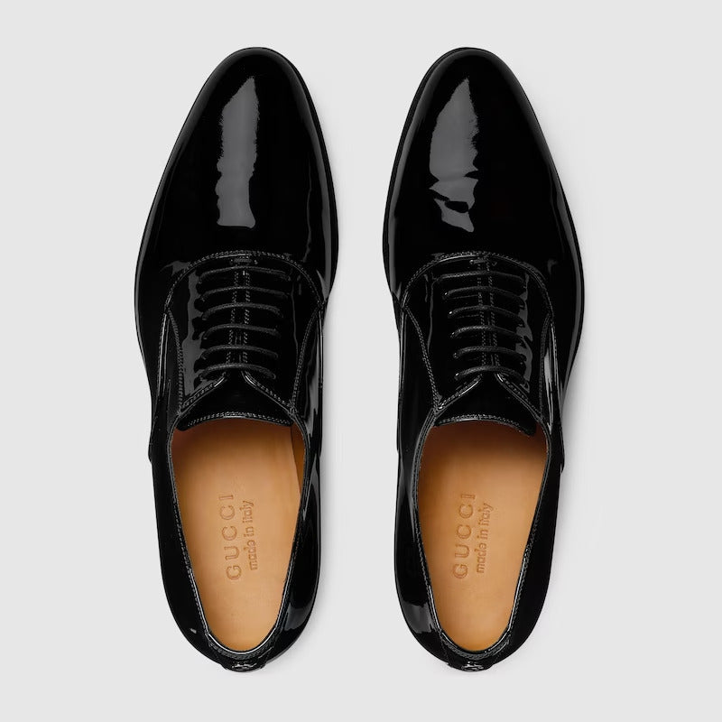 GUCCI Men's lace-up shoe with Double G - Image 3
