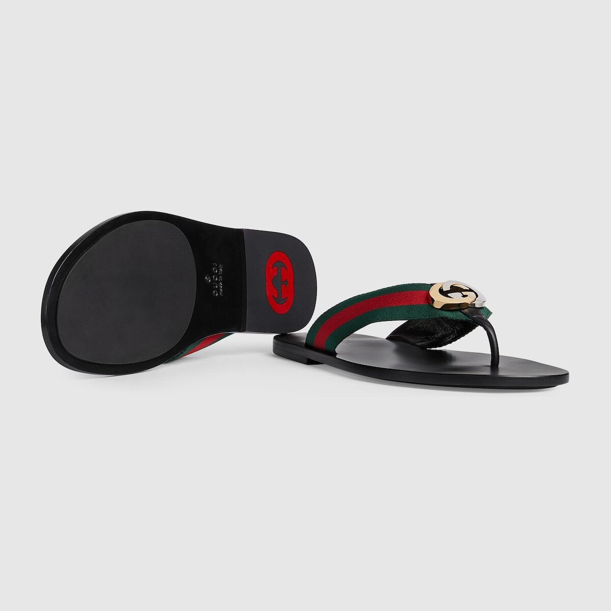 GUCCI Men's thong sandal with Web - Image 6