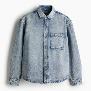 H&M Boxy Denim Shirt
