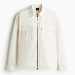 H&M Regular-Fit Twill Overshirt