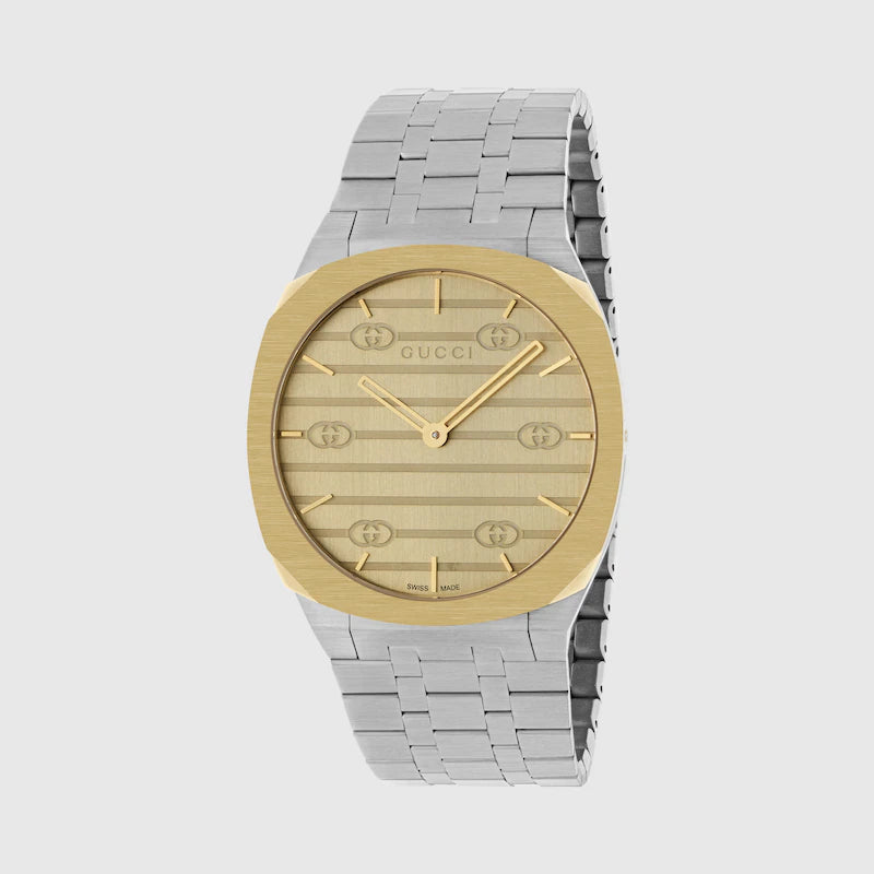 GUCCI 25H WATCH, 38MM