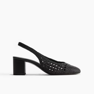 H&M Leather Slingback Pumps