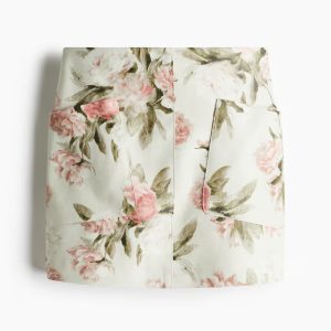 H&M COATED MINI SKIRT