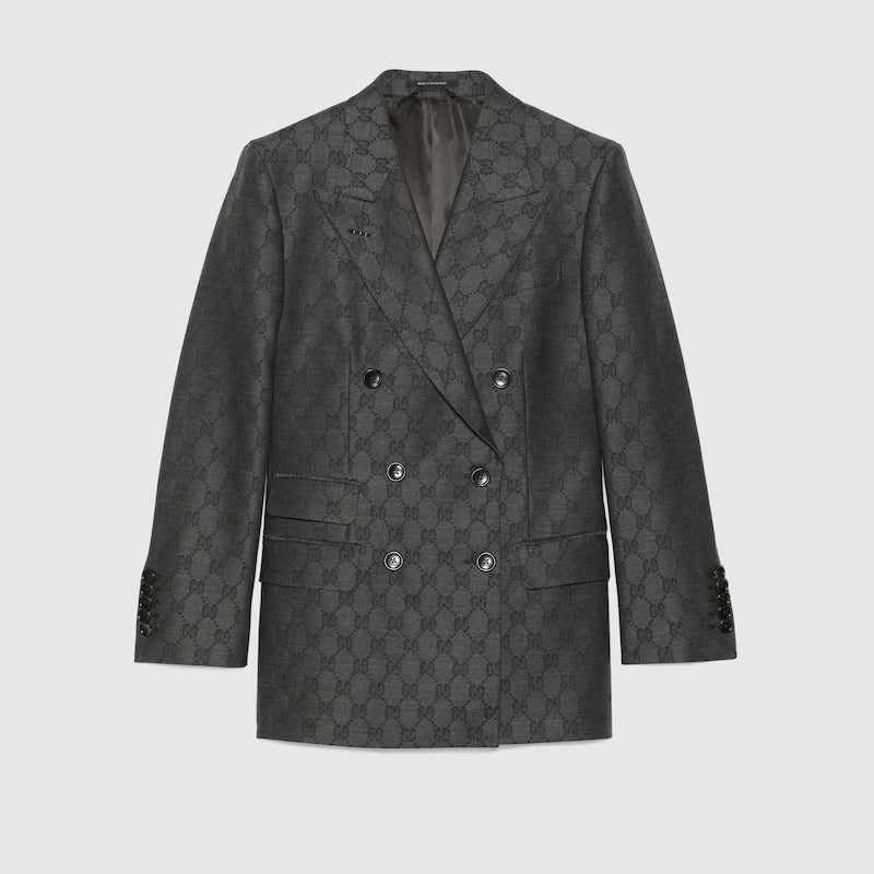 GUCCI GG wool jacquard jacket
