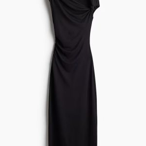 H&M Twist-Detail One-Shoulder Dress