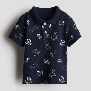 H&M Cotton Piqué Polo Shirt