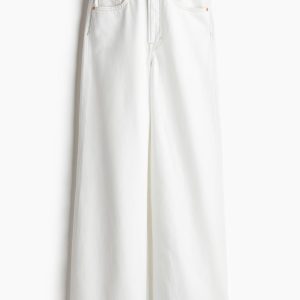 H&M Feather Soft Super Wide Ultra High Jeans