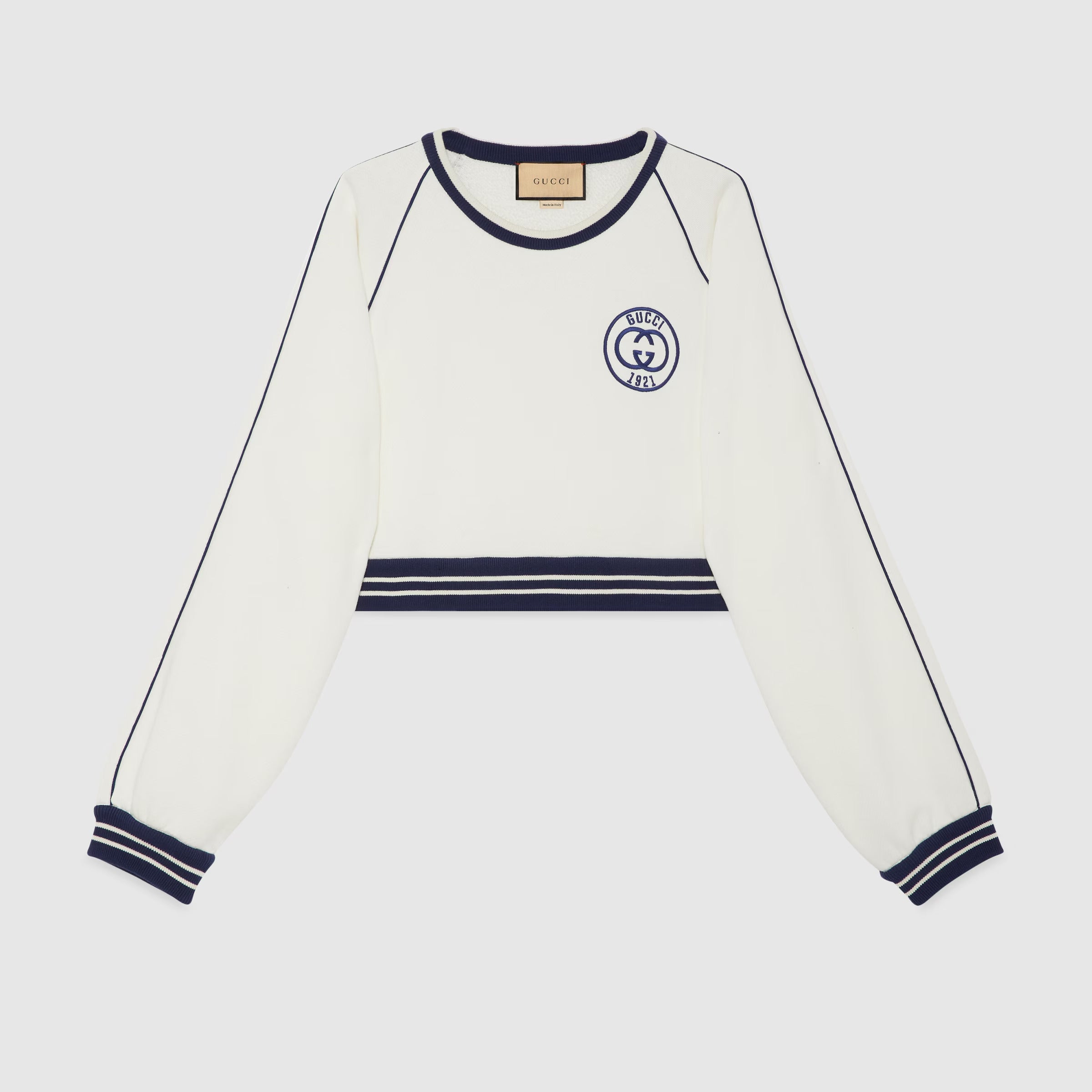 Gucci Cotton jersey sweatshirt with embroidery
