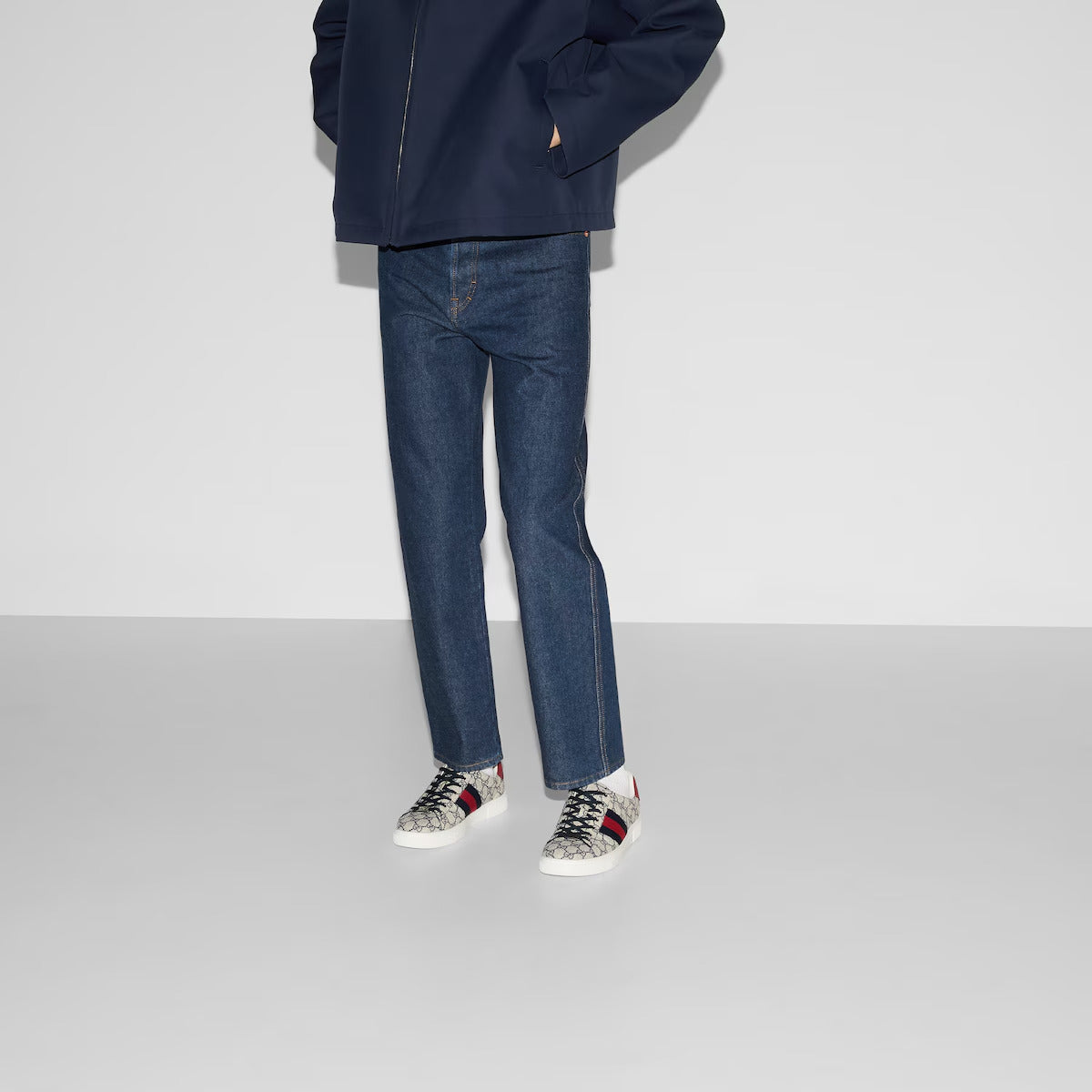 GUCCI Men's Gucci Ace sneaker with Web - Image 9