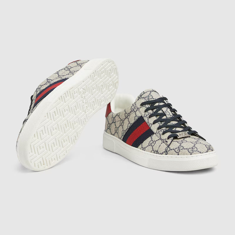 GUCCI Men's Gucci Ace sneaker with Web - Image 11