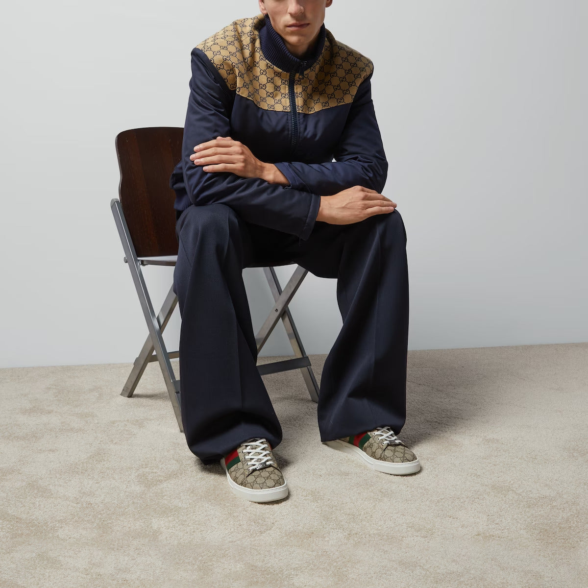 GUCCI Men's Gucci Ace sneaker with Web - Image 14